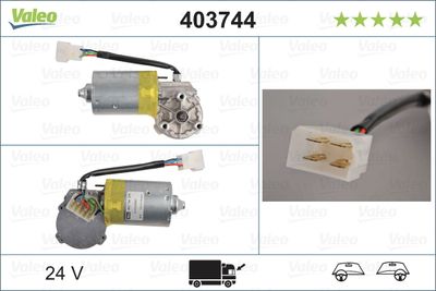 Stikla tīrītāju motors VALEO 403744