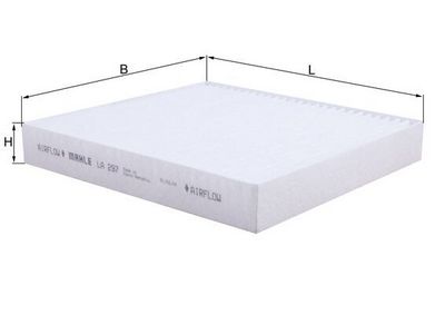 Фильтр, воздух во внутренном пространстве MAHLE LA 297