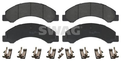 Bremžu uzliku kompl., Disku bremzes SWAG 33 10 6515