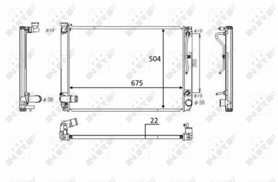 Radiators, Motora dzesēšanas sistēma NRF 58391