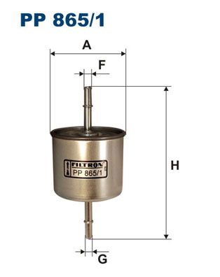 FILTRON PP8651 Degvielas filtrs