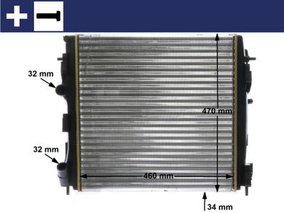 Radiators, Motora dzesēšanas sistēma MAHLE CR 1506 000S