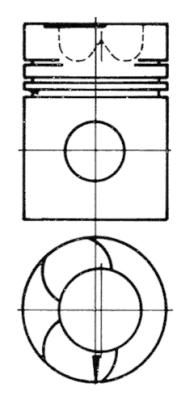 Поршень KOLBENSCHMIDT 93250600
