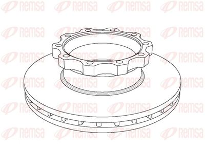 Bremžu diski REMSA NCA1044.20