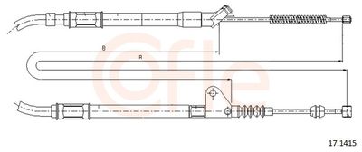 Trose, Stāvbremžu sistēma COFLE 92.17.1415