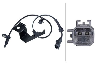 Датчик, частота вращения колеса HELLA 6PU 358 217-351