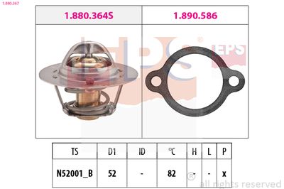 Termostats, Dzesēšanas šķidrums EPS 1.880.367