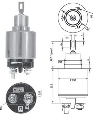 Ievilcējrelejs, Starteris MAGNETI MARELLI 940113050125