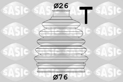 Комплект пыльника, приводной вал SASIC 1906142