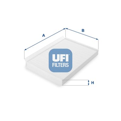 Фильтр, воздух во внутренном пространстве UFI 53.152.00