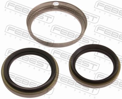 Уплотняющее кольцо, ступица колеса FEBEST KIT4