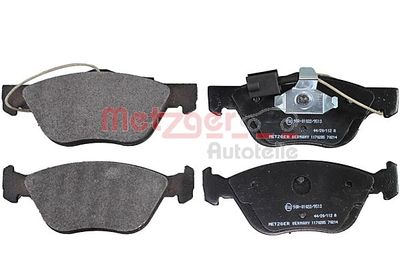 Bremžu uzliku kompl., Disku bremzes METZGER 1170285
