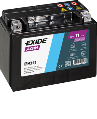 Стартерная аккумуляторная батарея EXIDE EK111