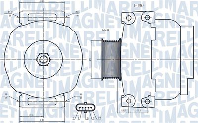Генератор MAGNETI MARELLI 063731851010