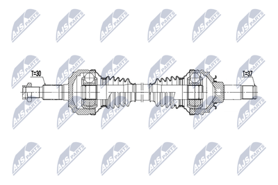 Приводной вал NTY NPW-VW-222
