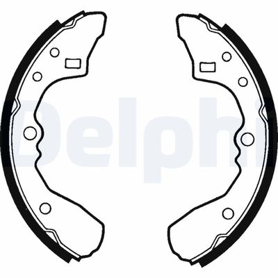 Комплект тормозных колодок DELPHI LS1324