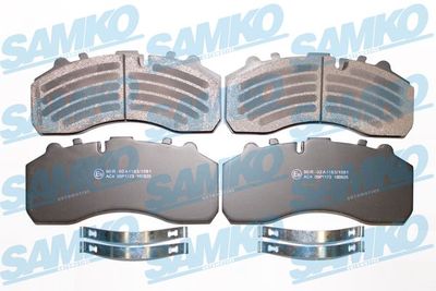 Комплект тормозных колодок, дисковый тормоз SAMKO 5SP1173