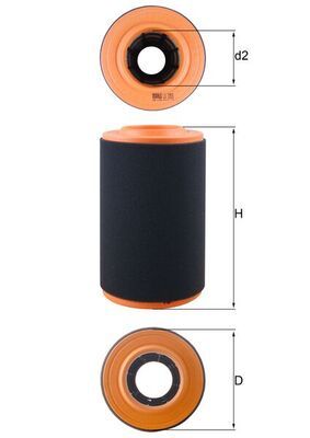 Воздушный фильтр KNECHT LX 3353