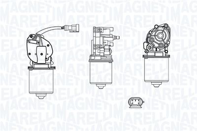 Двигатель стеклоочистителя MAGNETI MARELLI 064379700010