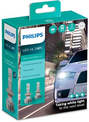 Kvēlspuldze, Tālās gaismas lukturis PHILIPS 11972U50CWX2