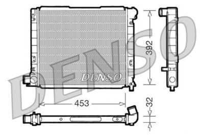 Radiators, Motora dzesēšanas sistēma DENSO DRM09053