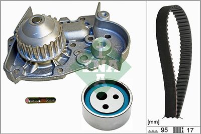 Ūdenssūknis + Zobsiksnas komplekts Schaeffler INA 530 0018 31