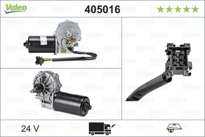 Stikla tīrītāju motors VALEO 405016