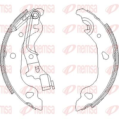 Bremžu loki REMSA 4098.00