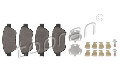 Bremžu uzliku kompl., Disku bremzes TOPRAN 208 557