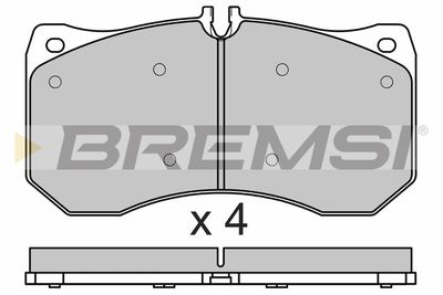 Bremžu uzliku kompl., Disku bremzes BREMSI BP3677CE