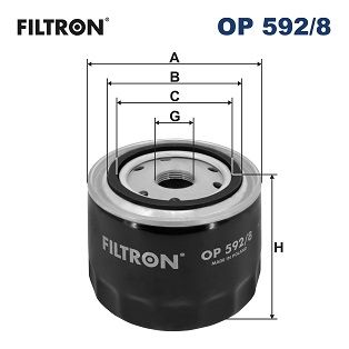 Масляный фильтр FILTRON OP 592/8