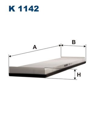 Filtrs, Salona telpas gaiss FILTRON K 1142