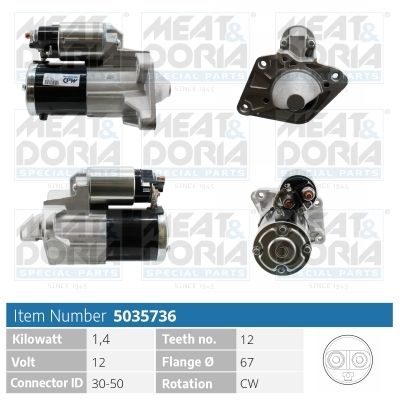 Стартер MEAT & DORIA 5035736