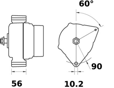 Ģenerators MAHLE MG 648