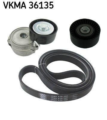 Поликлиновой ременный комплект SKF VKMA 36135
