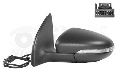 Наружное зеркало VAN WEZEL 5863807