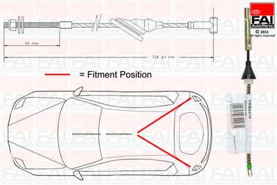 Trose, Stāvbremžu sistēma FAI AutoParts FBC0040