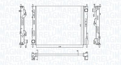 Radiators, Motora dzesēšanas sistēma MAGNETI MARELLI 350213186800