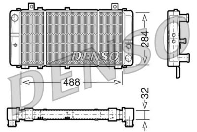 Radiators, Motora dzesēšanas sistēma DENSO DRM27001
