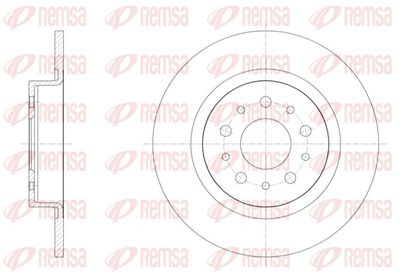 Тормозной диск REMSA 61558.00