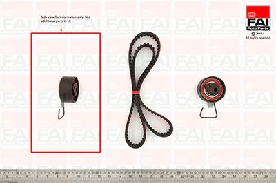 Комплект ремня ГРМ FAI AutoParts TBK155