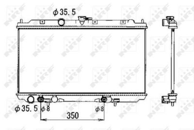 Radiators, Motora dzesēšanas sistēma NRF 53389