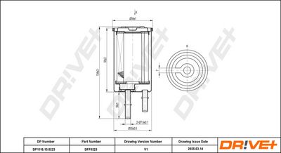 Топливный фильтр Dr!ve+ DP1110.13.0223