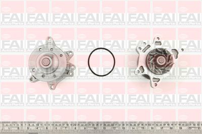 Водяной насос, охлаждение двигателя FAI AutoParts WP6481