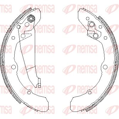 Тормозные колодки REMSA 4048.00