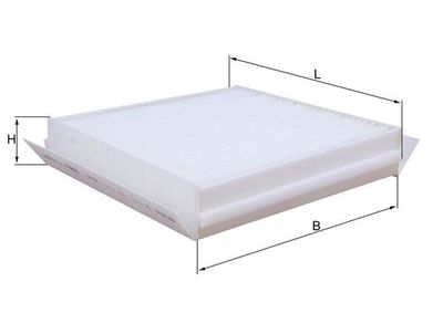 Filtrs, Salona telpas gaiss KNECHT LA 96