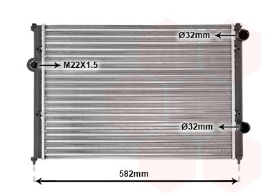 Radiators, Motora dzesēšanas sistēma VAN WEZEL 58002119