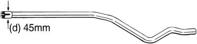 Ремонтная трубка, катализатор BOSAL 889-461