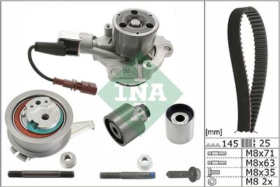 Ūdenssūknis + Zobsiksnas komplekts Schaeffler INA 530 0759 30