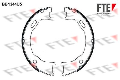 Bremžu loku kompl., Stāvbremze FTE 9100097